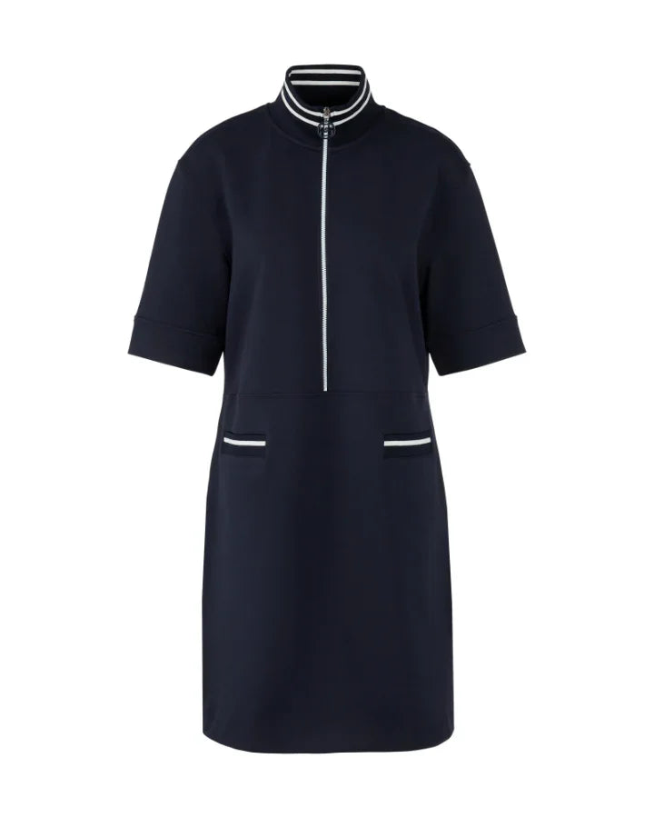 Marc Cain Stand Collar Front Zip Dress