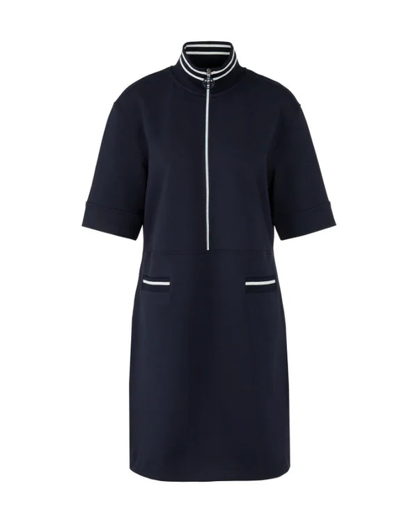 Marc Cain Stand Collar Front Zip Dress