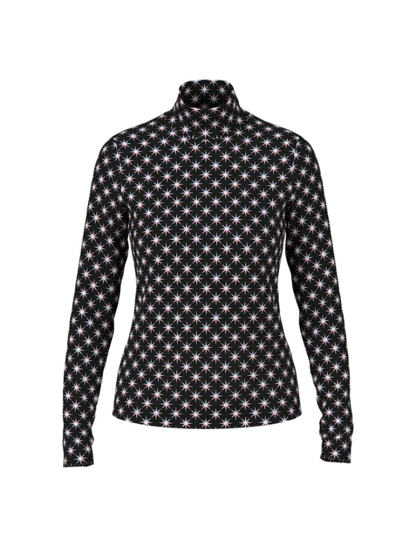 Marc Cain Star Print Second Skin Pullover