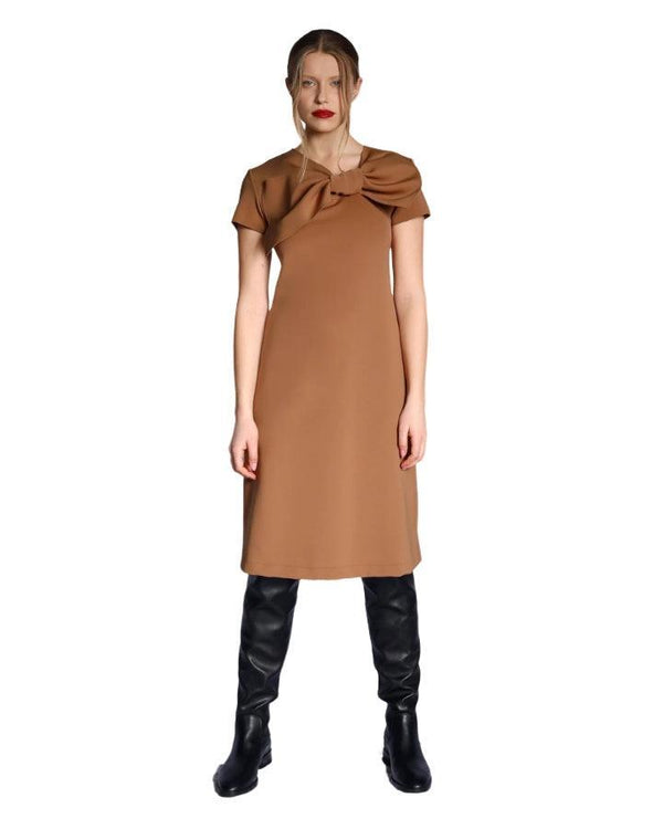 Marie Saint Pierre Holly Scuba Bow Dress