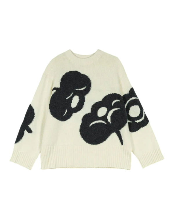 Marimekko Luonto Tumma Knitted Wool Pullover