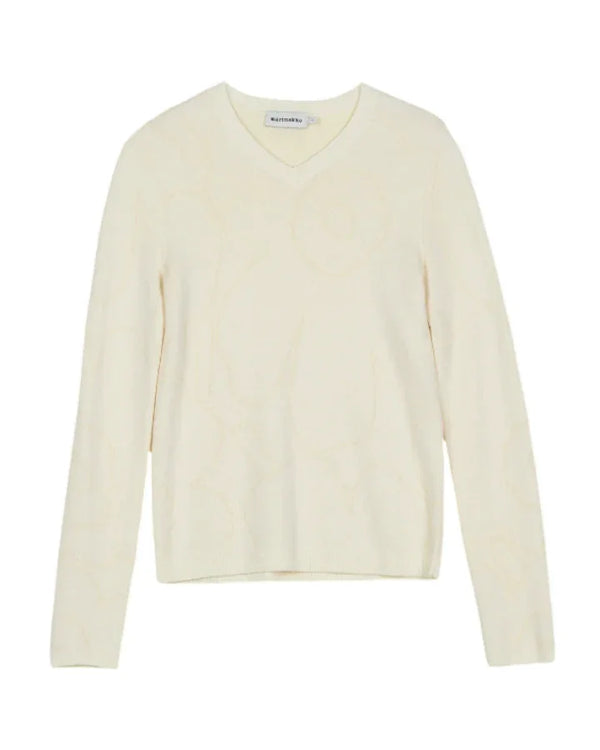 Marimekko Rullata Piirto Unikko Knit Pullover – BLU