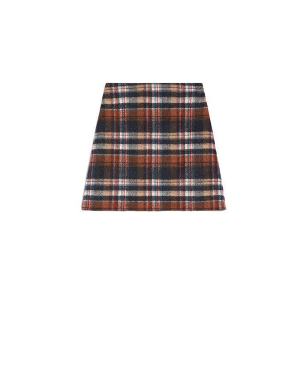 Max Mara Weekend Epoca Plaid Skirt