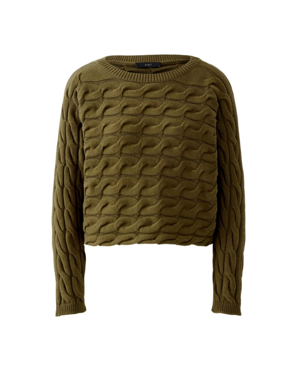 Oui Sirah Cable Knit Sweater