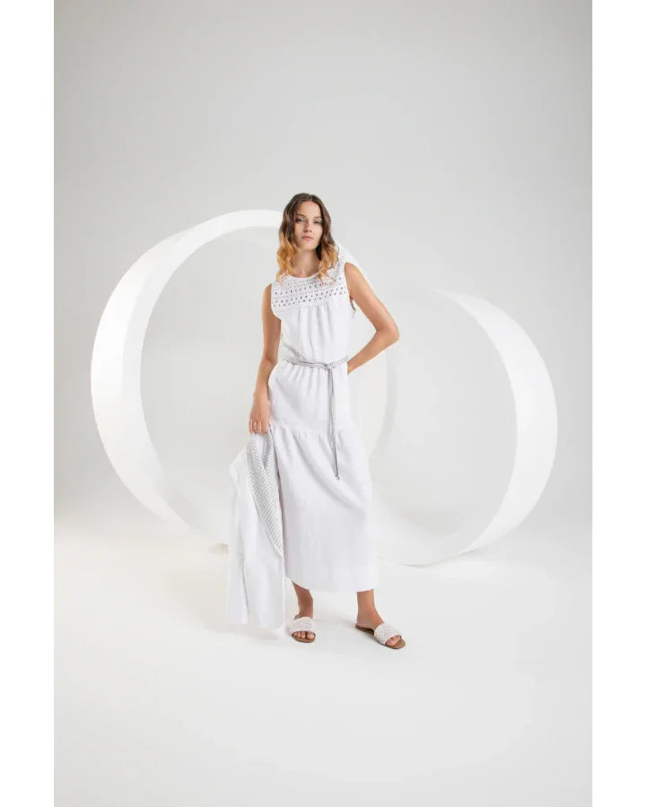 puro linen dress 100% Pure Linen Dress/ 1230