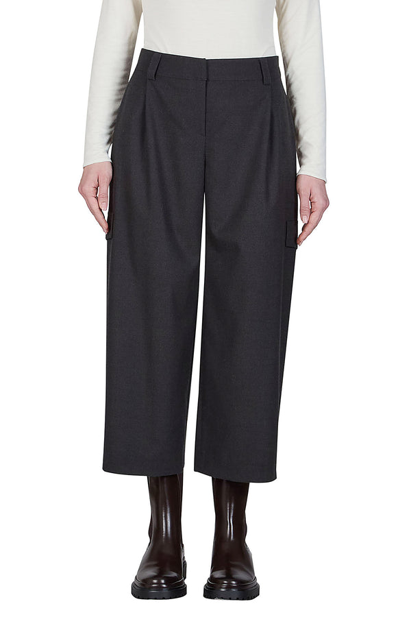 Purotatto Cropped Pant With Cargo Pockets