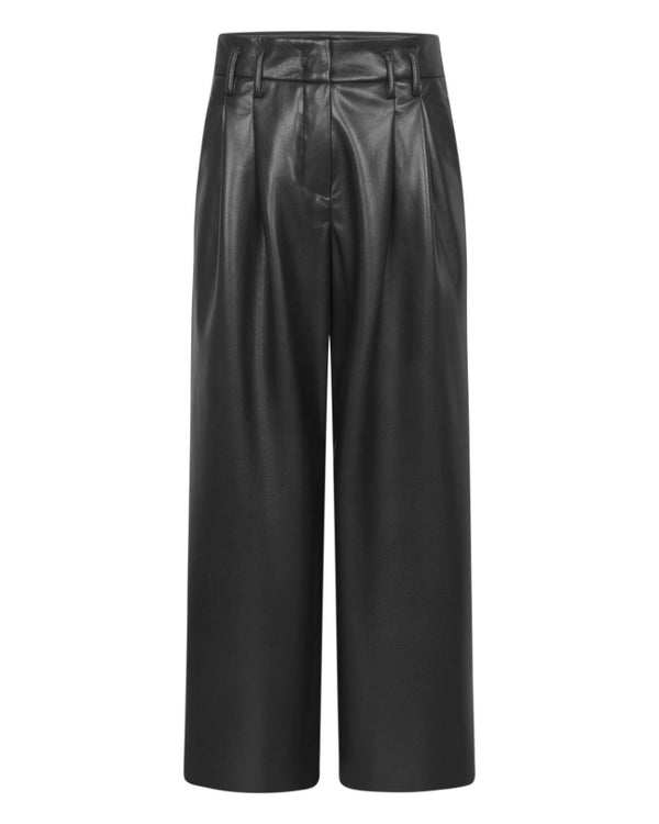 Raffaello Rossi Mayla Vegan Leather Pleated Pant