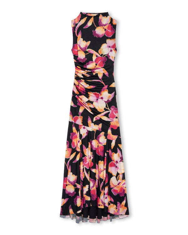 Rails Cosmos Orchid Print Mesh Dress