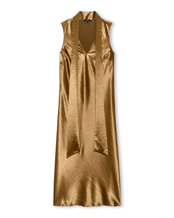 Rails Lorenza Metallic Satin Dress
