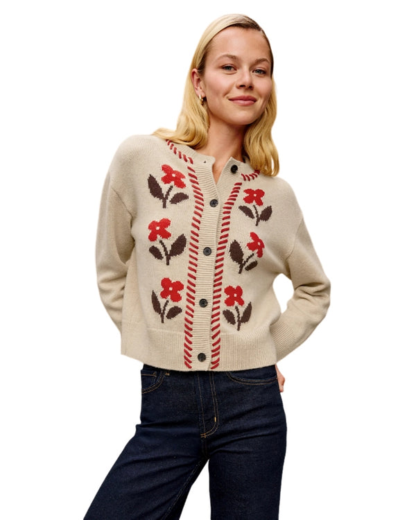 Rails Mavie Carmine Floral Cardi