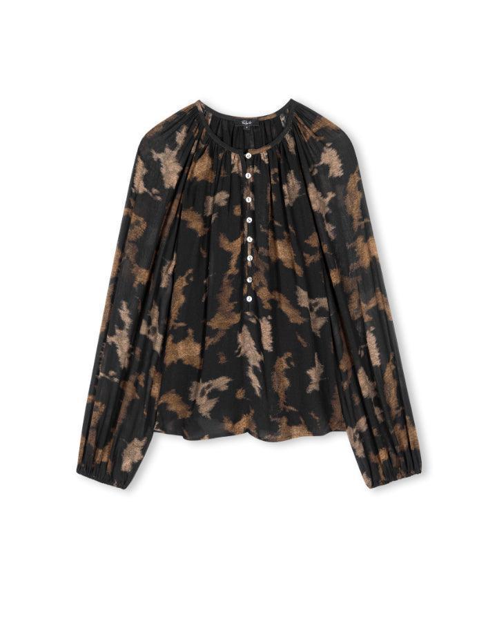 Rails Indi Sandstone Print Blouse