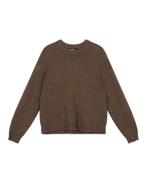 Repeat Relaxed Fit Organic Cashmere Roud Neck Sweater