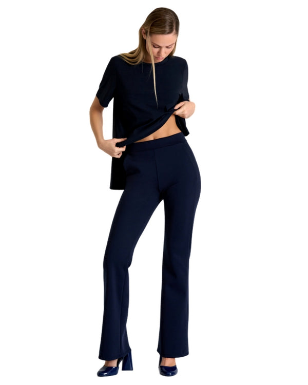 Shan Sofia 3D Flared Bootleg Pant