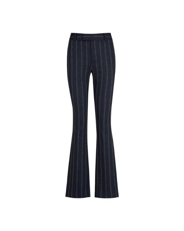 Smythe Striped Bootcut Denim Pant