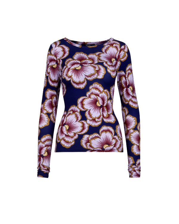 Smythe Scrunch Sleeve Crewneck Tee