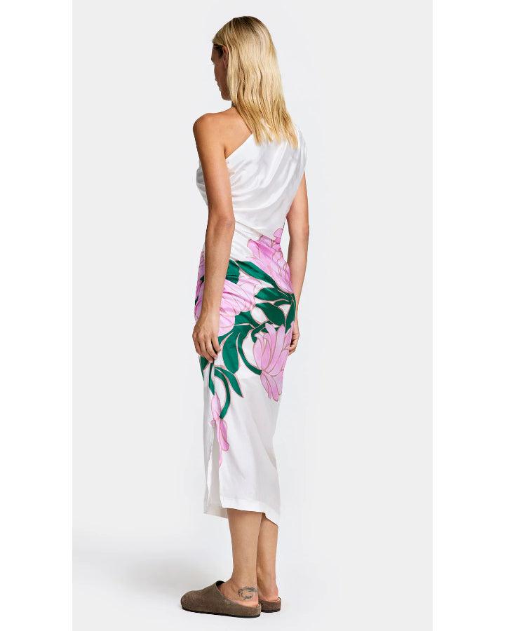 smythe one shoulder dress Smythe Single Shoulder Asymmetrical Dress Hot Pink