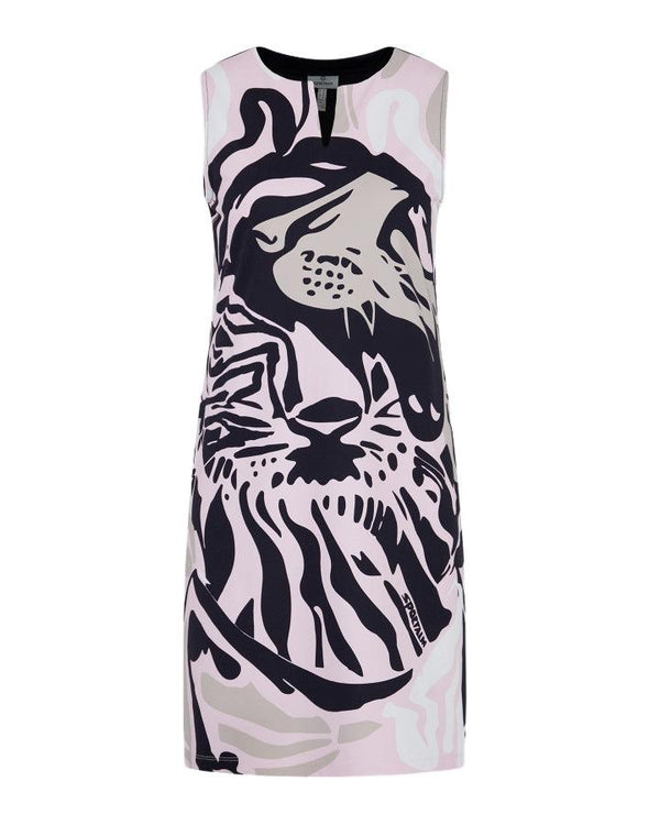 Sportalm Abstract Tiger Sleeveless Dress