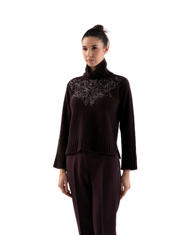 Tonet Sweater With Metallic Detail