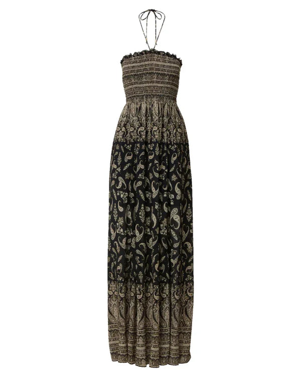 Veronica Beard Ayanna Halter Maxi Dress