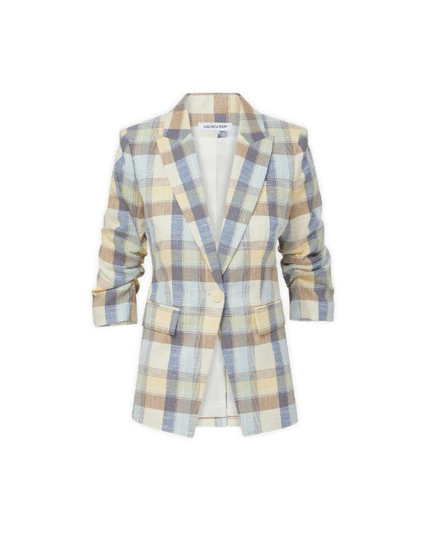 Veronica Beard Clayton Plaid Dickey Jacket