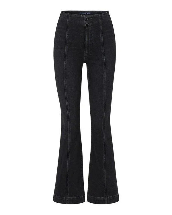 Veronica Beard Carson Seamed Kick Flare Jean