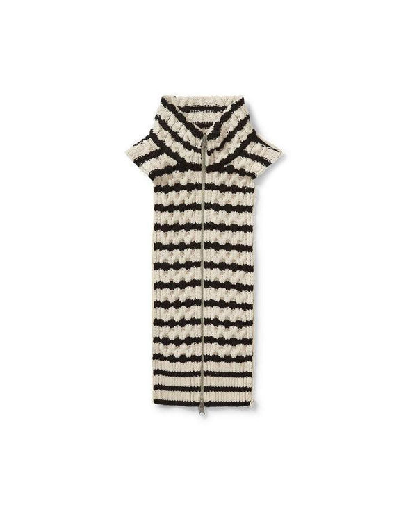 Veronica Beard Upstate Stripe Wool Dickey