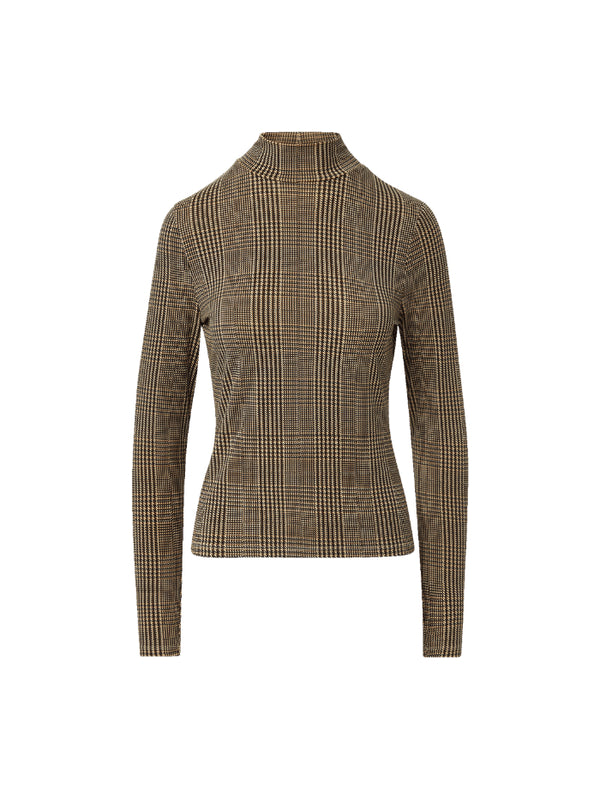 Veronica Beard Nate Top Dark Acorn