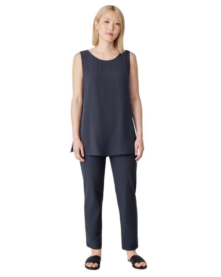 Eileen Fisher - Structured Slim Ankle Stretch Crepe Pant