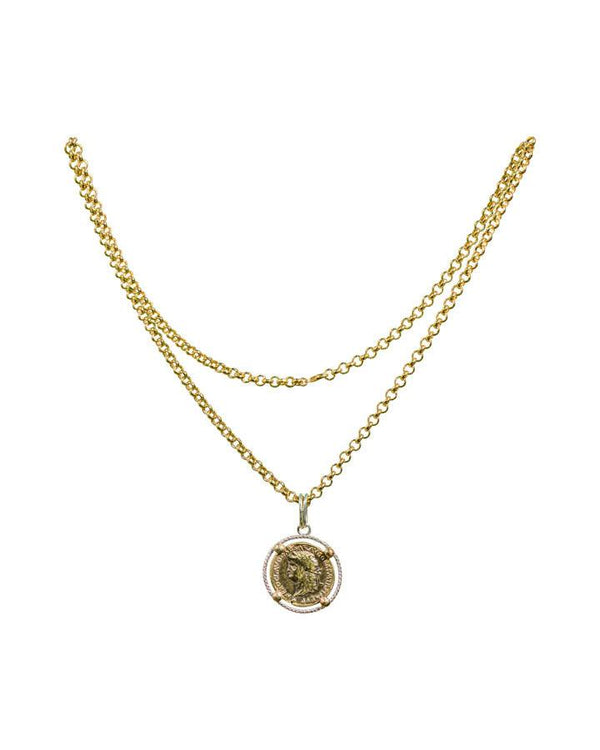 Karyn Chopik - Karyn Chopik Roman Coin Necklace
