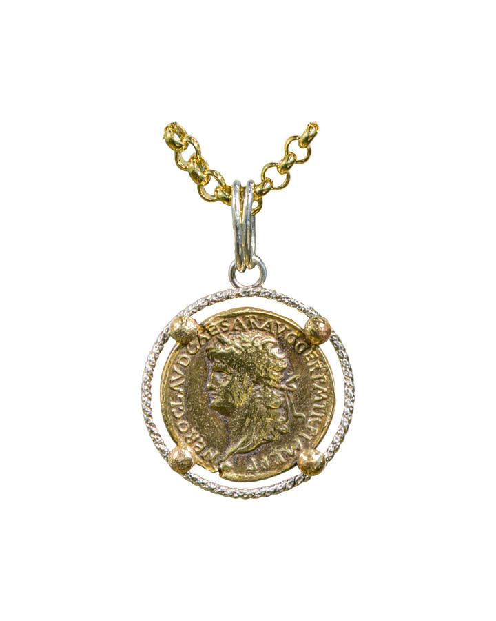Karyn Chopik - Karyn Chopik Roman Coin Necklace