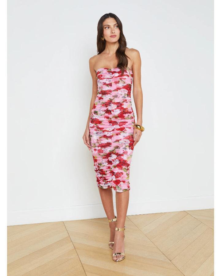 caprice midi dress L'Agence Caprice Midi Dress – BLU'S