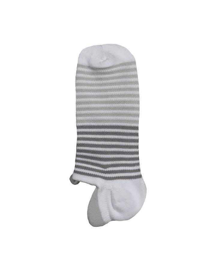 Lemon - Lemon Stripe Low Cut Heel Tab 3 PK Socks