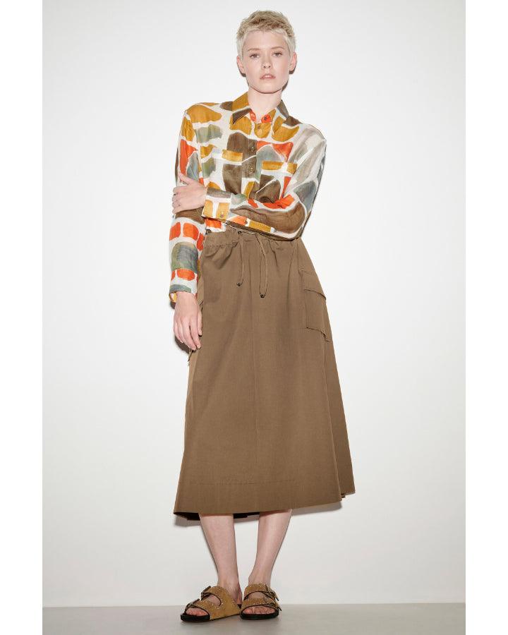 Luisa Cerano - Luisa Cerano Cargo Style Godet Skirt