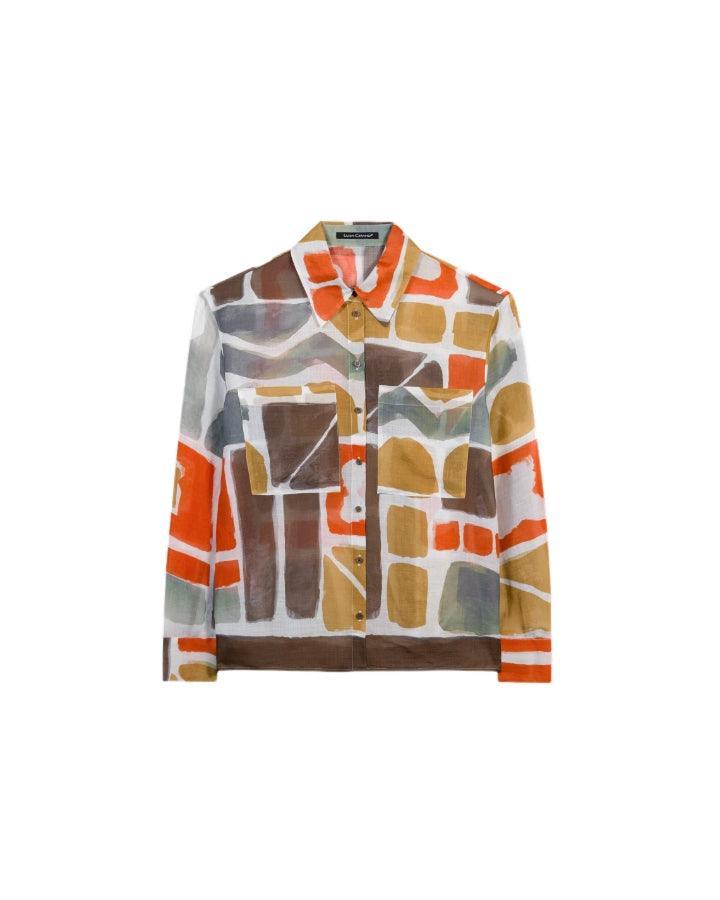 Luisa Cerano - Luisa Cerano Ethnic Print Blouse