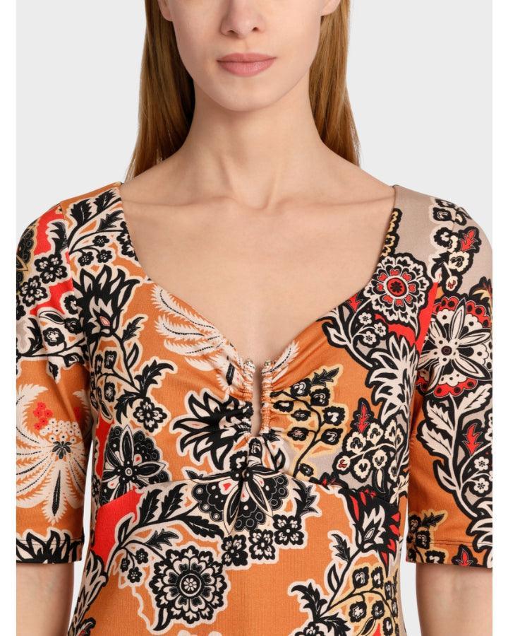 Marc Cain Empire Line Short Dress