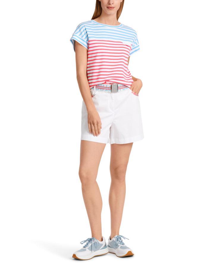 Marc Cain - Marc Cain Colorblock Stripe Tee