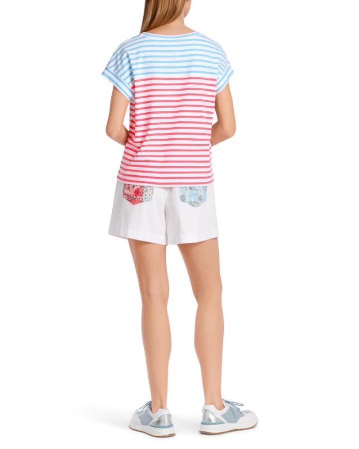 Marc Cain - Marc Cain Colorblock Stripe Tee
