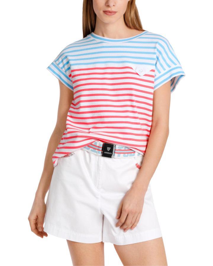 Marc Cain - Marc Cain Colorblock Stripe Tee
