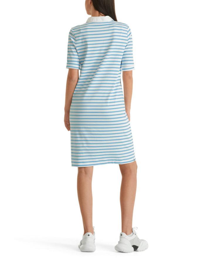 Marc Cain - Marc Cain Striped Polo Dress