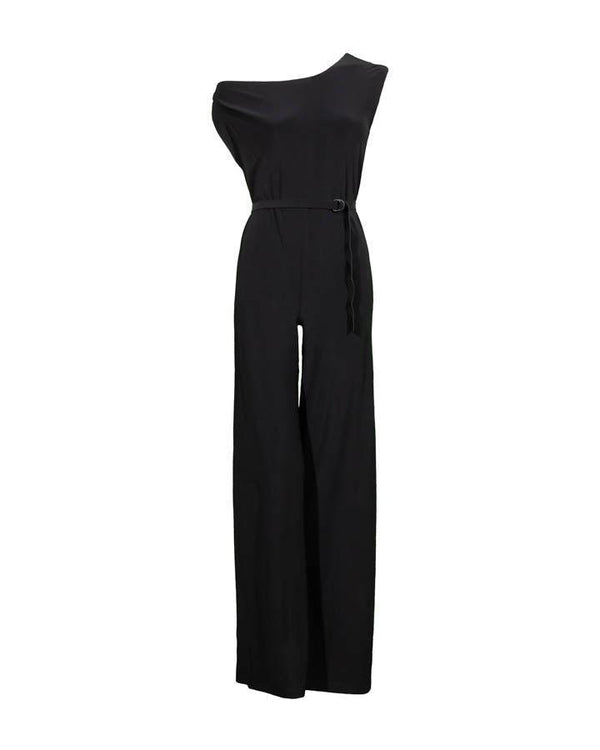 Norma Kamali - Sleeveless Drop Shoulder Jumpsuit