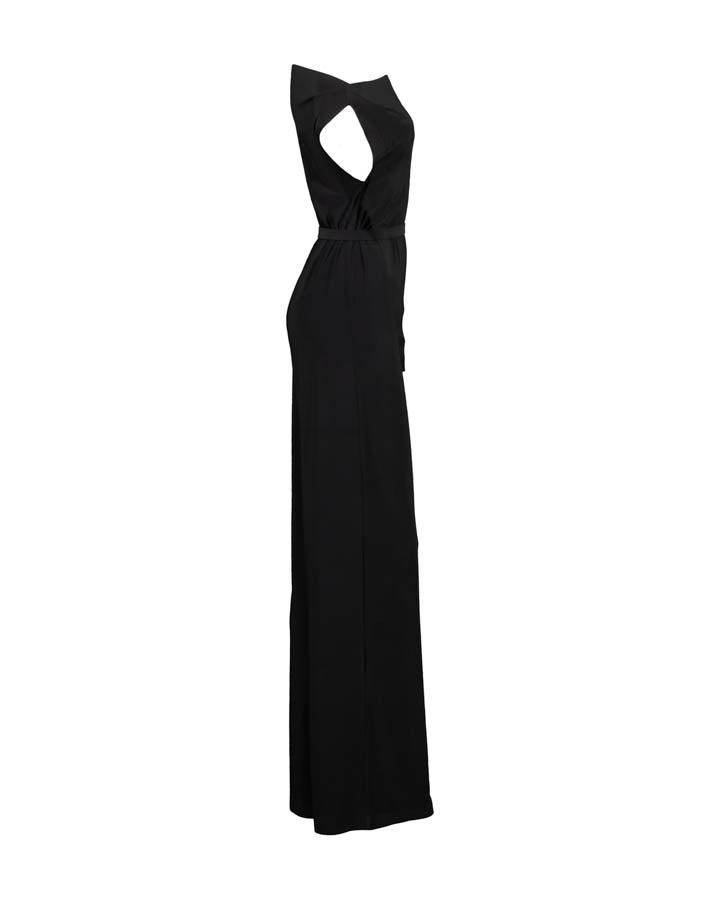 Norma Kamali - Sleeveless Drop Shoulder Jumpsuit