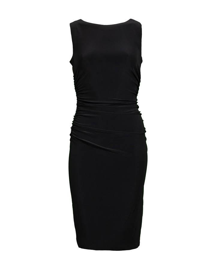 Norma Kamali - Sleeveless Shirred Waist Dress