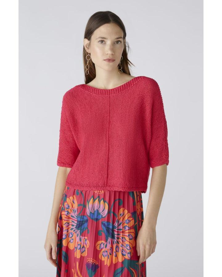 Oui Knit Elblow Sleeve Pullover