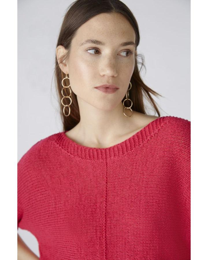 Oui Knit Elblow Sleeve Pullover