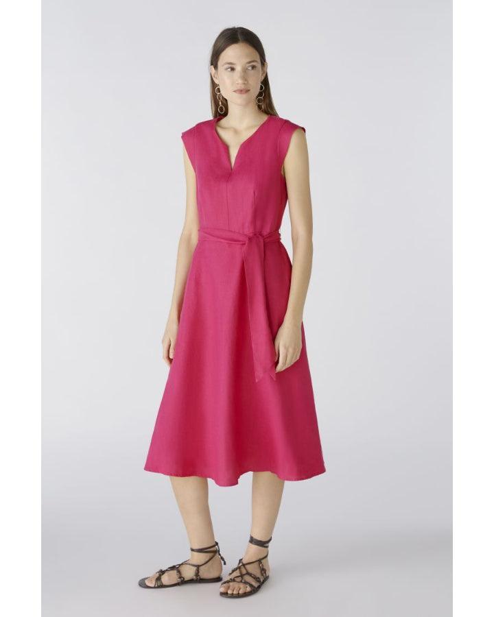 Oui Linen A-Line Dress – BLU'S