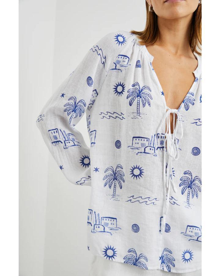 Rails Brielle Mykonos Print Top