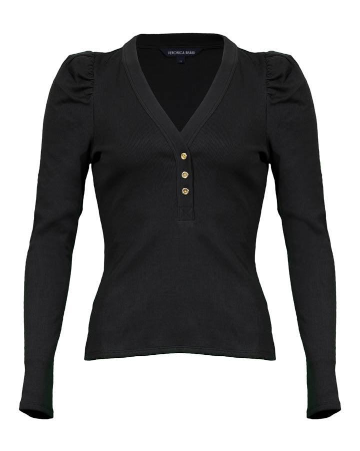 Veronica Beard - Dekalb Puff Sleeve Top