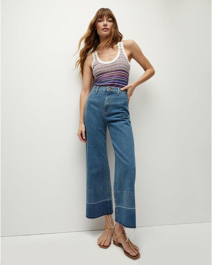 Veronica Beard Nabella Striped Knit Tank