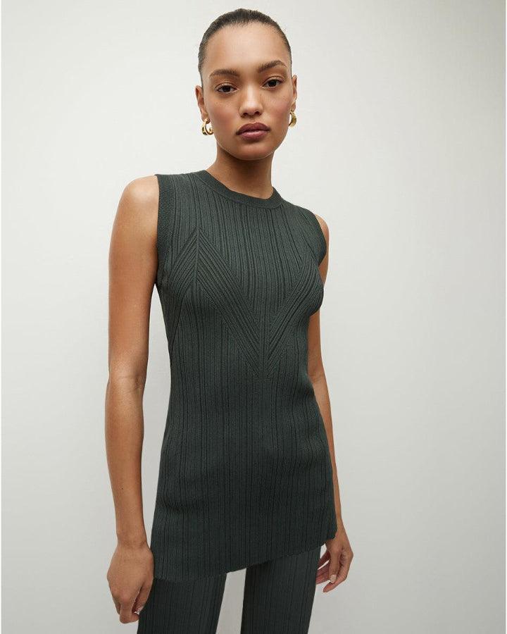 Veronica Beard - Veronica Beard Semma Ribbed Tank