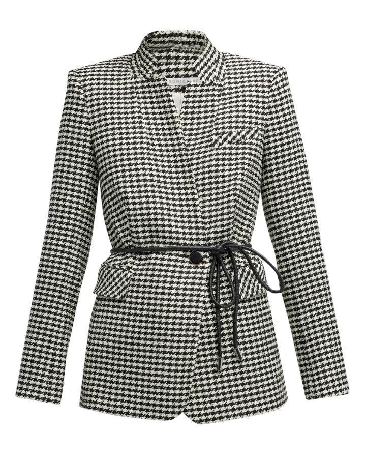 Veronica Beard - Wilshire Houndstooth Dickey Jacket
